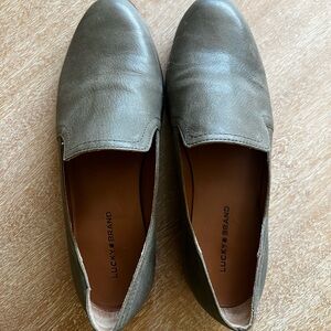 Lucky Brand Women's Olive Flats